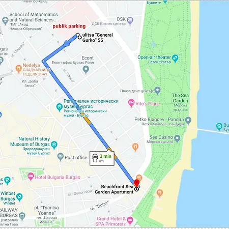 Apartment Beachfront Sea Garden Burgas